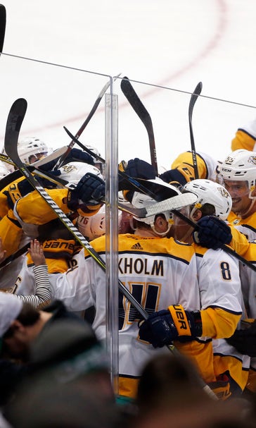 Ekholm scores in OT, Predators rally to beat Stars 5-4